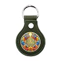 Premium Leather Coin Holder - Handmade Sobriety AA Coins Chip Keychain