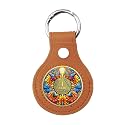 Premium Leather Coin Holder - Handmade Sobriety AA Coins Chip Keychain