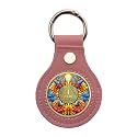 Premium Leather Coin Holder - Handmade Sobriety AA Coins Chip Keychain