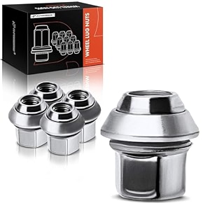 a-premium m12-150 wheel lug nuts compatible with volvo s40 2004-2011 c30 2007-2010 v50 2005-2011 c70 2006-2010 front or rear 5