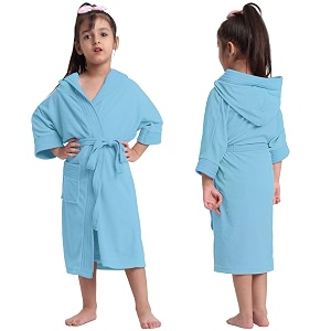 premium melodious unisex hooded children39s bathrobe
