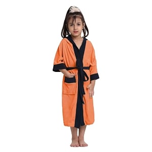 premium melodious unisex hooded children39s bathrobe