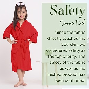 premium melodious unisex hooded children39s bathrobe