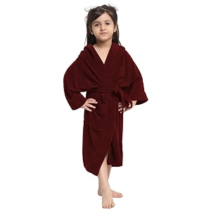 premium melodious unisex hooded children39s bathrobe