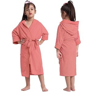 premium melodious unisex hooded children39s bathrobe