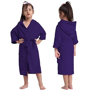 premium melodious unisex hooded children39s bathrobe