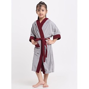 premium melodious unisex hooded children39s bathrobe