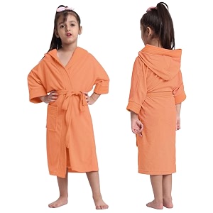 premium melodious unisex hooded children39s bathrobe