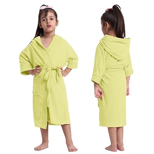 premium melodious unisex hooded children39s bathrobe