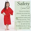 Premium Melodious Unisex Hooded Children's Bathrobe