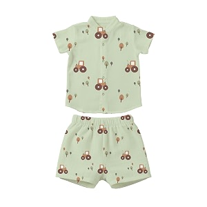 premium muslin baby shirt amp shorts set  ultra-soft cotton co-ord for newborns  lightweight breathable amp skin-friendly wear