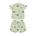 Premium Muslin Baby Shirt &amp; Shorts Set | Ultra-Soft Cotton Co-Ord for Newborns | Lightweight, Breathable &amp; Skin-Friendly Wear