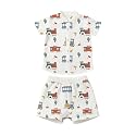 Premium Muslin Baby Shirt &amp; Shorts Set | Ultra-Soft Cotton Co-Ord for Newborns | Lightweight, Breathable &amp; Skin-Friendly Wear