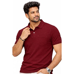 Premium Pique Cotton Pocket Polo T-Shirt for