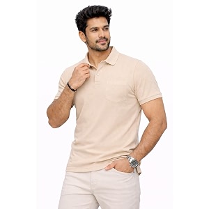 Premium Pique Cotton Pocket Polo T-Shirt for