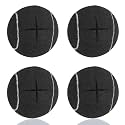 Premium Precut Tennis Balls Walkers 4 Pcs Balls with Precut Opening for Easy Installation,Walker Accessories for Seniors Fit Most Walkers,for Furniture Legs and Floor Protection