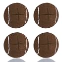 Premium Precut Tennis Balls Walkers 4 Pcs Balls with Precut Opening for Easy Installation,Walker Accessories for Seniors Fit Most Walkers,for Furniture Legs and Floor Protection