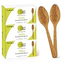 Premium Quality 100% Biodegradable Spoons Made of Vegetable Fibers, 300 PCS of 6.7” Long Heavy-Duty and Splinter Free Eco-Friendly Spoons, Perfect Sustainable Cutlery for All Types of Occasions