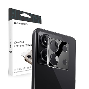 lensarmor premium note 13 pro camera lens protector  ultra-thin 9h tempered glass scratch-resistant hd transparency