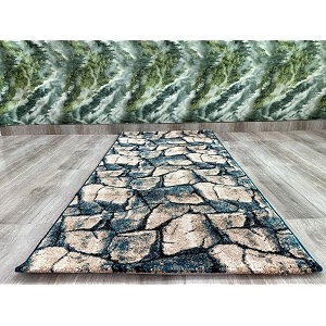 Premium Runner Carpet Vintage Medallion Pattern Non