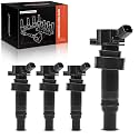 A-Premium Set of 4 Ignition Coil Pack - 2-Pins
