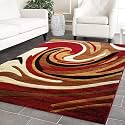 Premium Shag Area Rug 5x7 Feet – 1 Inch Thick Soft Carpet for Living Room &amp; Bedroom – Anti-Slip, Durable &amp; Cozy Home Décor Rug