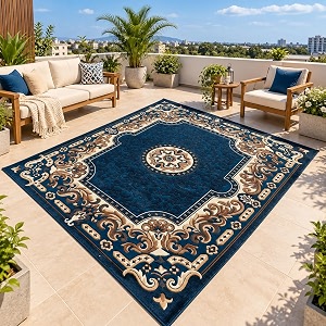 premium shag area rug 6x8 feet
