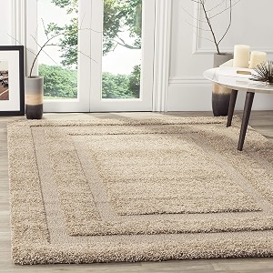 premium shaggy carpet  ultra soft amp thick plush rug  9x12 feet modern luxury floor carpet for living room amp bedroom  home decor carpet ferm beige