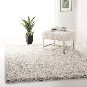 premium shaggy carpet  ultra soft amp thick plush rug  2x4 feet modern luxury floor carpet for living room amp bedroom  home decor carpet solid-biege