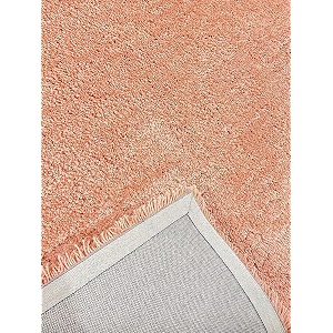 premium shaggy carpet  ultra soft amp thick plush rug  2x4 feet modern luxury floor carpet for living room amp bedroom  home decor carpet peach-plain