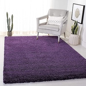 premium shaggy carpet  ultra soft amp thick plush rug  2x4 feet modern luxury floor carpet for living room amp bedroom  home decor carpet plain purple