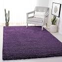 Premium Shaggy Carpet | Ultra Soft &amp; Thick Plush Rug | 2X4 FEET Modern Luxury Floor Carpet for Living Room &amp; Bedroom | Home Decor Carpet (Plain Purple)