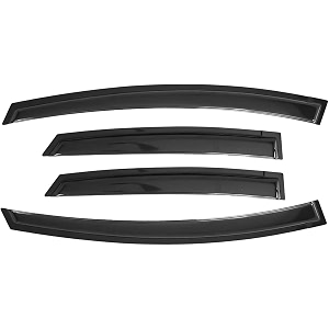 premium smoke car door visor frontrear sunrain guard outside mount tape-on window visors compatible with suzuki victoris 2025-2026