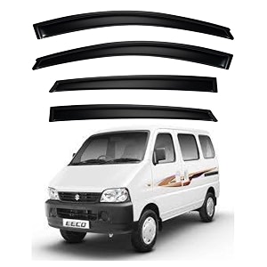 premium smoke car door visor frontrear sunrain guard outside mount tape-on window visors compatible with suzuki eeco 2025-2026