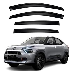 premium smoke car door visor frontrear sunrain guard outside mount tape-on window visors compatible with suzuki s-presso 2025-2026