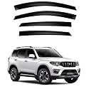 Premium Smoke Car Door Visor Front+Rear Sun/Rain Guard Outside Mount Tape-On Window Visors Compatible with Mahindra Scorpio-N (2026)