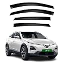 Premium Smoke Car Door Visor Front+Rear Sun/Rain Guard Outside Mount Tape-On Window Visors Compatible with Vin-Fast VF6 (2026)