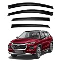 Premium Smoke Car Door Visor Front+Rear Sun/Rain Guard Outside Mount Tape-On Window Visors Compatible with Suzuki Grand Vitara (2025-2026)