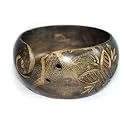 Premium Solid Wooden Yarn Bowl – Handcrafted Knitting &amp; Crochet Holder with Antique Finish – Tangle-Free Yarn Storage – 6"x6"x3" – Rustic Golden