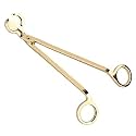 Premium Stainless Steel Candle Wick Trimmer – Elegant, Long-Reach Wick Cutter for Smooth, Clean Cuts, Reduced Soot, and Longer Candle Life - Silver (1, Silver)