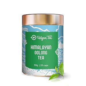 udyan tea himalayan oolong tea 50g 25 cups  high mountain loose leaf oolong for weight management  natural amp fresh with fruity floral aroma