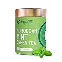 Udyan Tea Moroccan Mint Green Tea, 50g (25 Cups) | Refreshing Green Tea with Spearmint Leaves | Natural Loose Leaf Tea