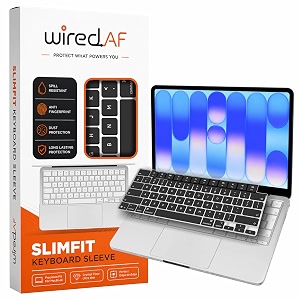premium ultra thin keyboard cover compatible with macbook neo 1334 a3404  silicone keyboard protector  touch id compatible  anti-spill dustproof washable noise free black