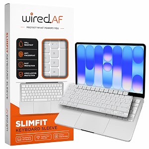 premium ultra thin keyboard cover compatible with macbook neo 1334 a3404  silicone keyboard protector  touch id compatible  anti-spill dustproof washable noise free white