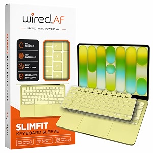 premium ultra thin keyboard cover compatible with macbook neo 1334 a3404  silicone keyboard protector  touch id compatible  anti-spill dustproof washable noise free citrus
