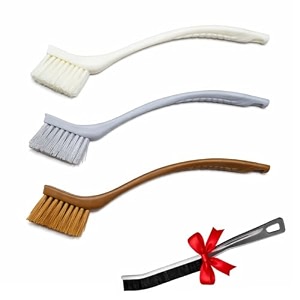 premium wash basin cleaning brush set pack of 3 long handle mini sink scrubber plastic bristle kitchen bathroom tile utensil cleaner