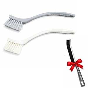 premium wash basin cleaning brush set pack of 2 long handle mini sink scrubber plastic bristle kitchen bathroom tile utensil cleaner