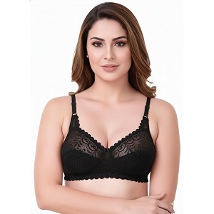 Premium Womens Floral Lace Non-Padded Full Coverage