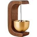 Premium Wooden Brass Bell Chime