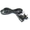 PremiumAV 1-Meter Power Cable Cord – Black, Compatible with Desktop PCs, Monitors, Printers, UPS Units, and Electronic Devices for Reliable Power Supply
